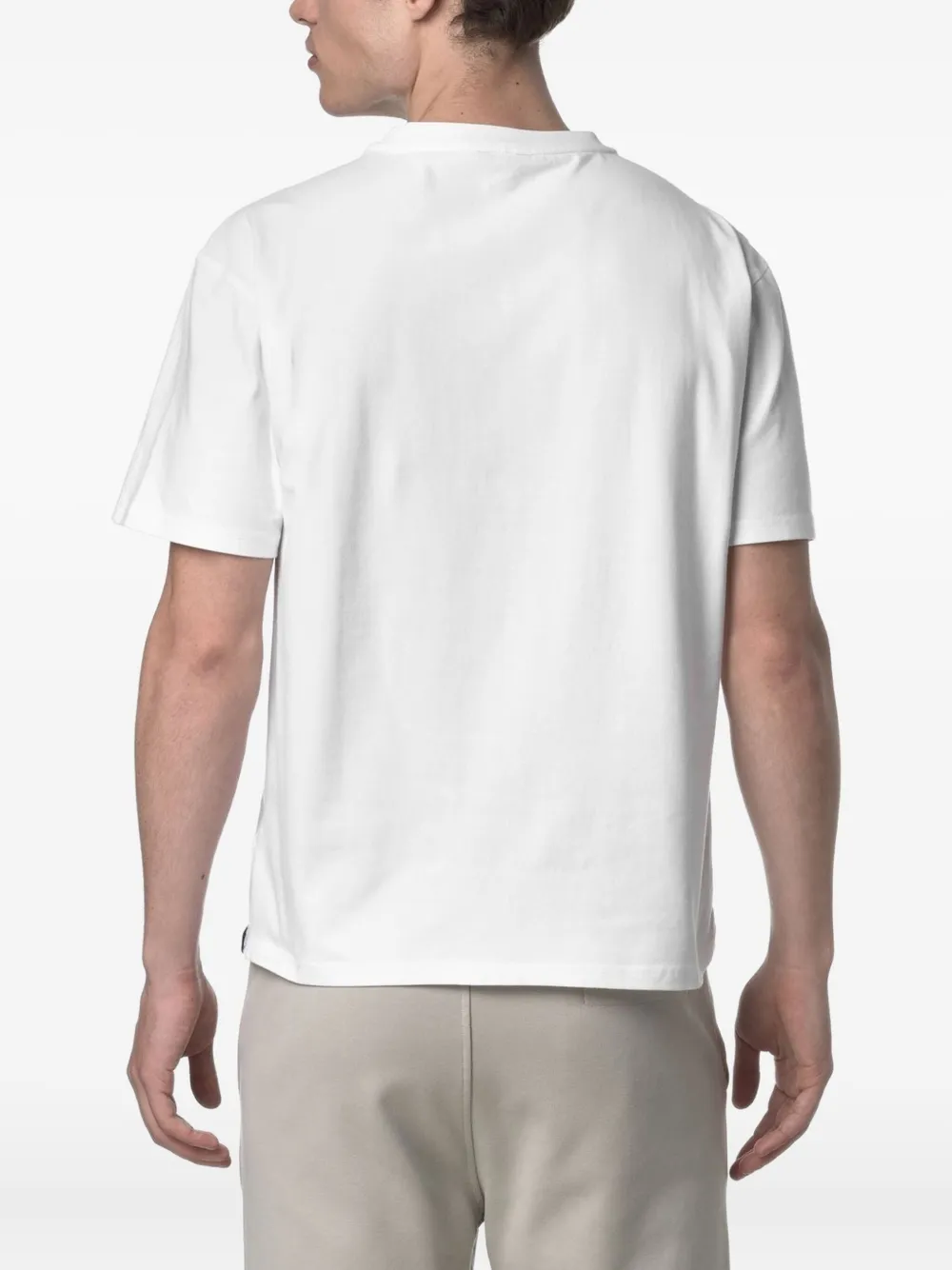 K-way Fantome Ice Cotton T-shirt In White