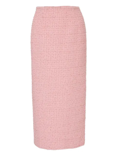 Carolina Herrera falda lápiz midi de tweed