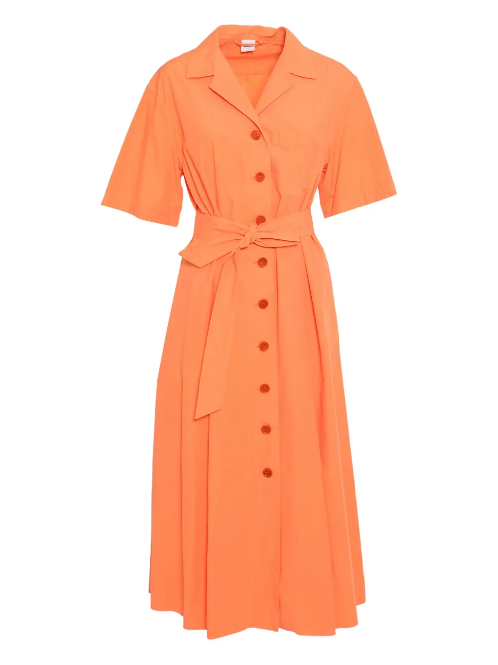 ASPESI button-down belted dress | Orange | Image 1