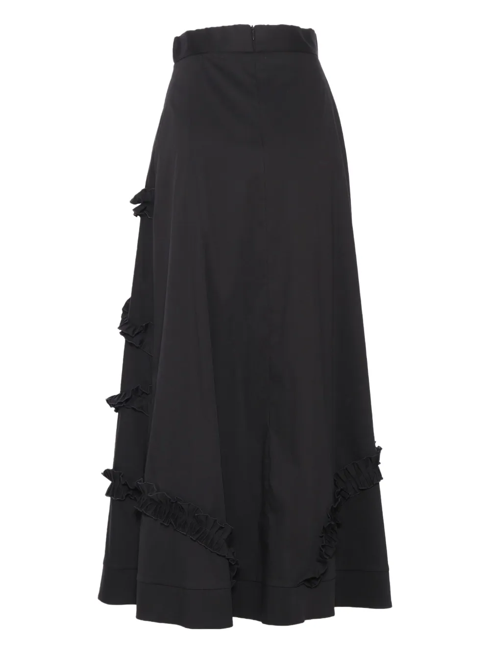 Clips pleated ruffled midi skirt | A-Line Skirts | Image 2