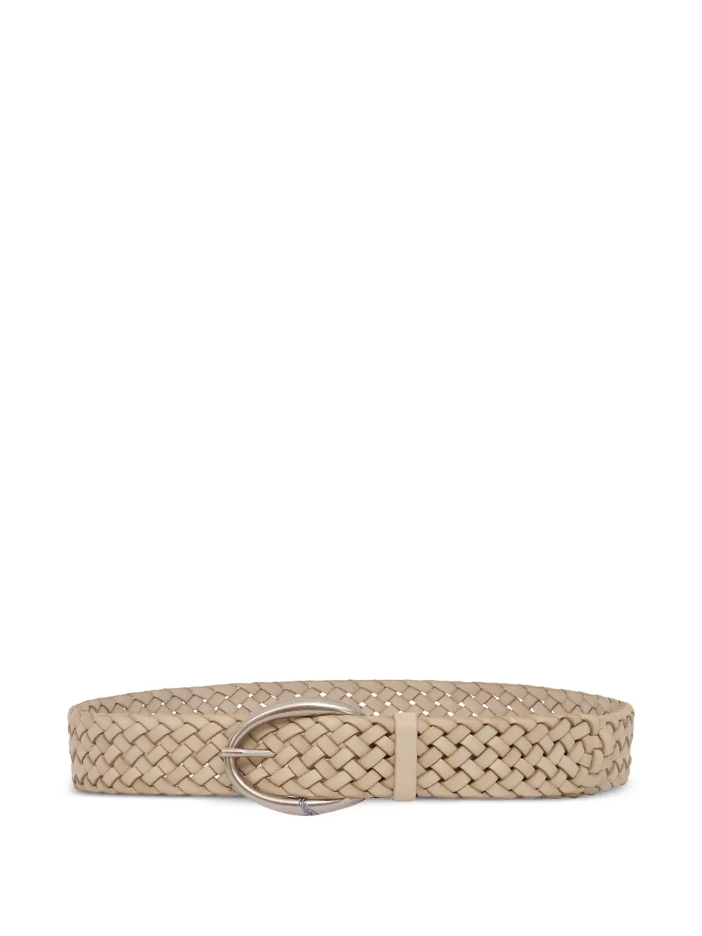 braided leather belt