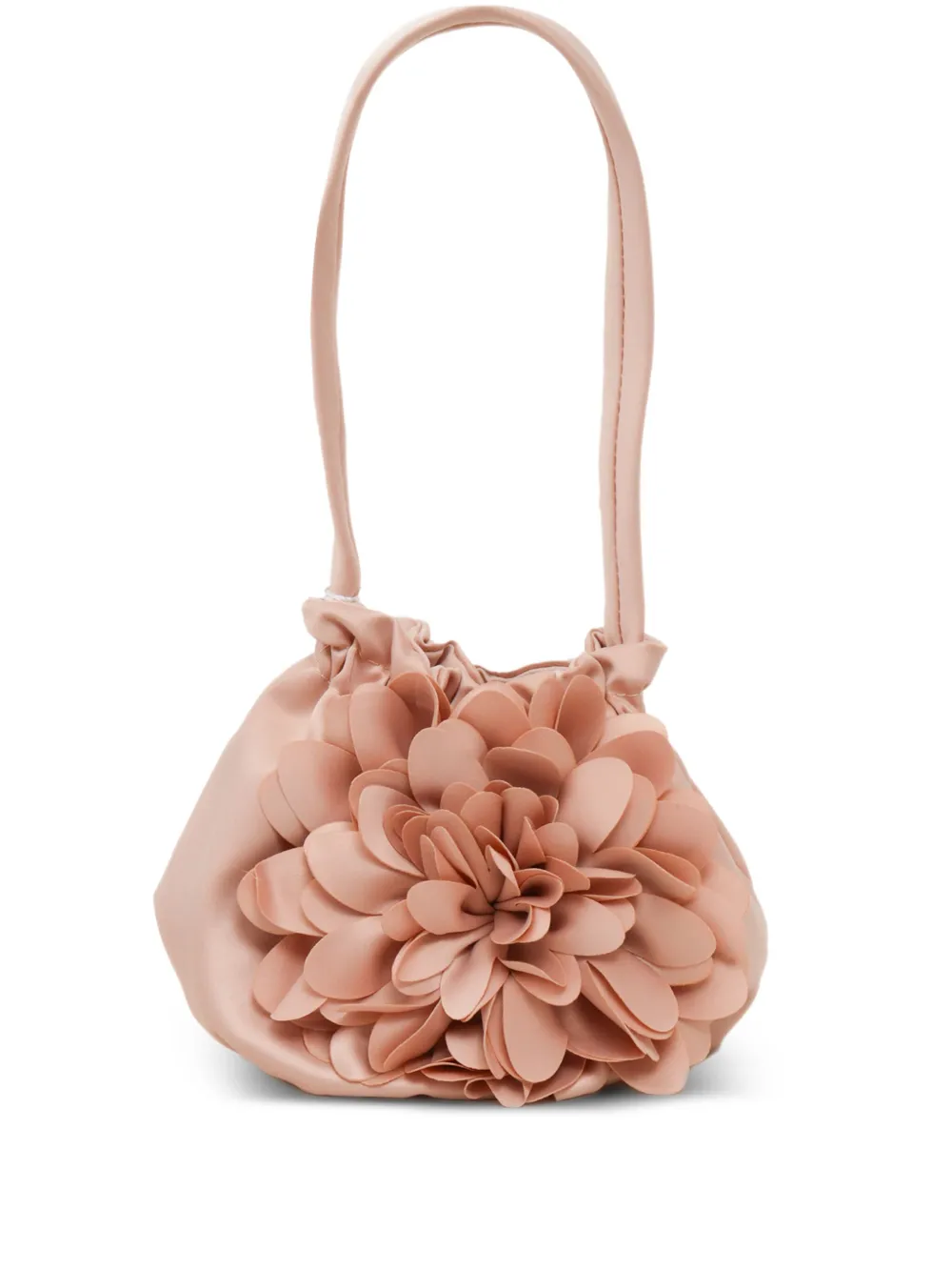 MAGIL flower-appliqué satin bag | Pink | Image 1
