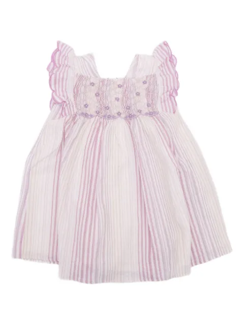 Tartine Et Chocolat striped ruffled dress