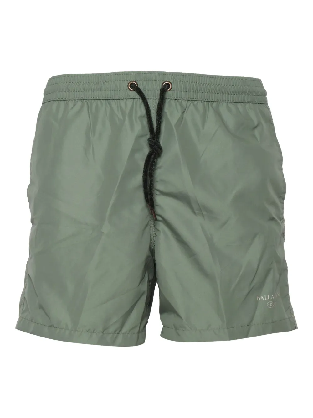 drawstring swim shorts