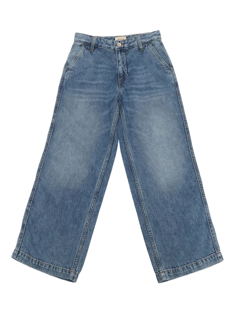 Bellerose Kids Kristin jeans met zakdetail Blauw