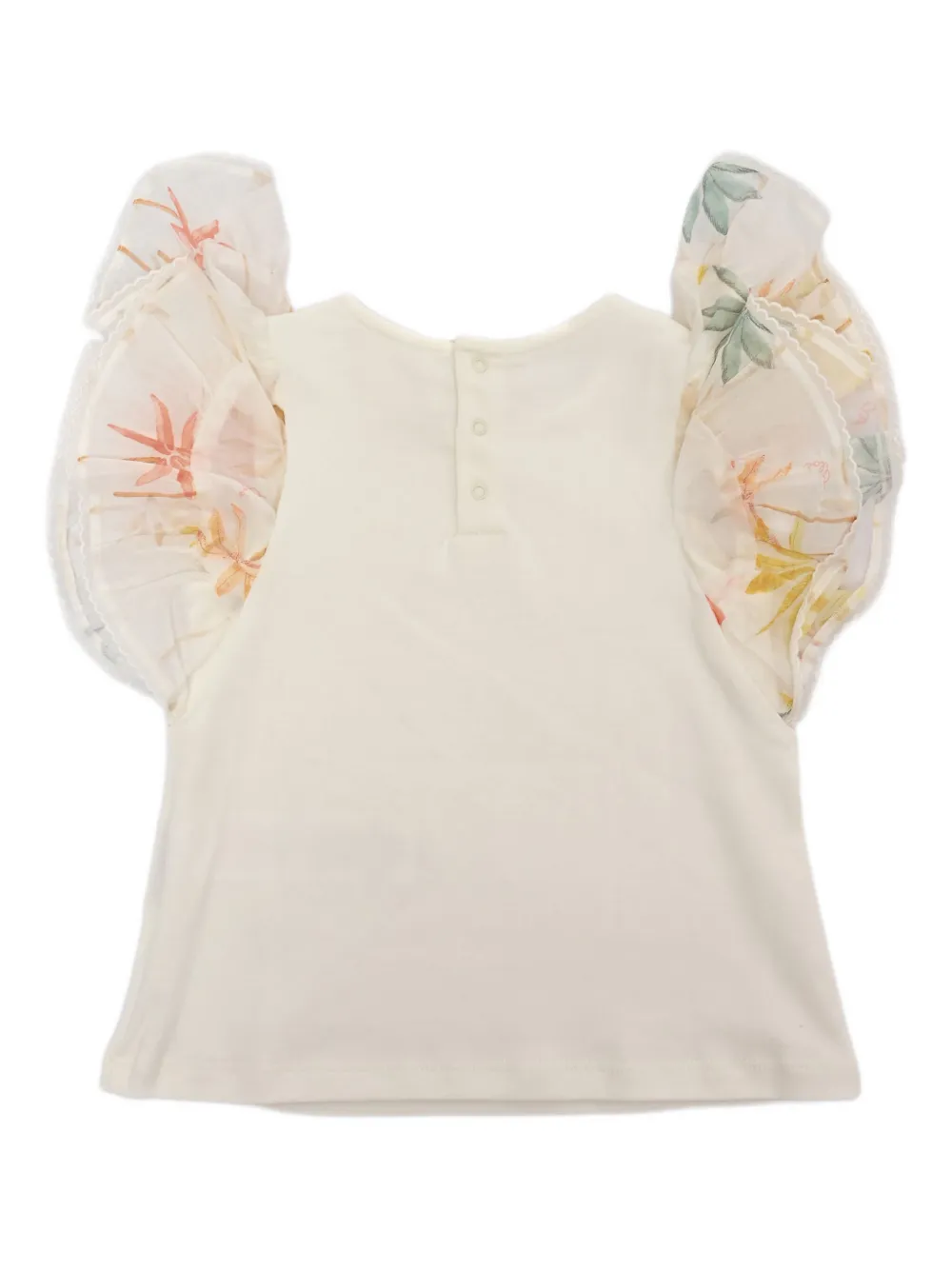 Chloé Kids Top met bloemenprint Wit