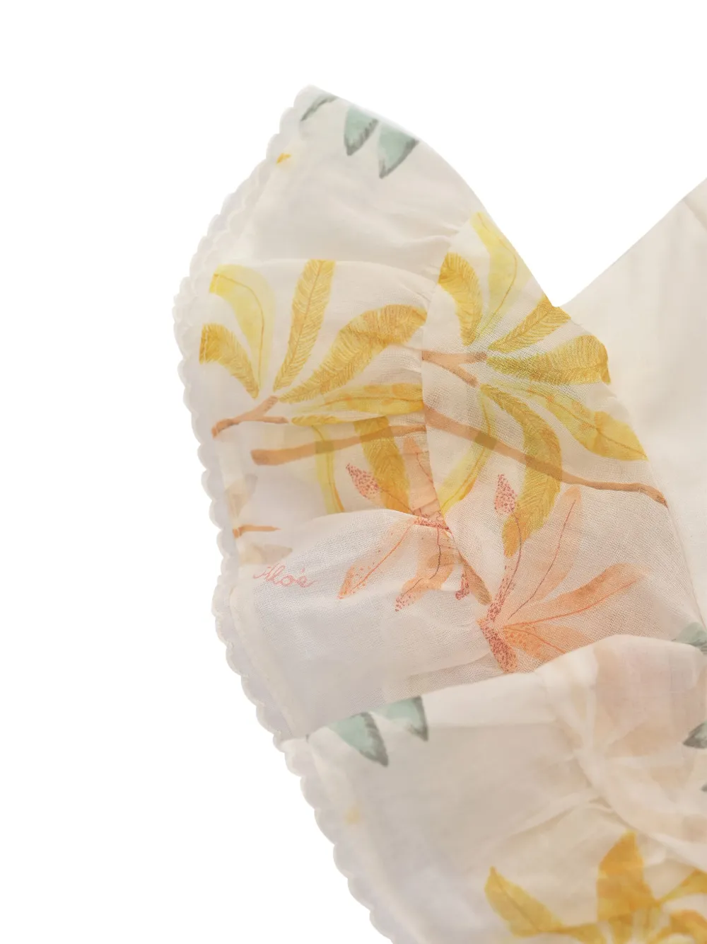 Chloé Kids Top met bloemenprint Wit