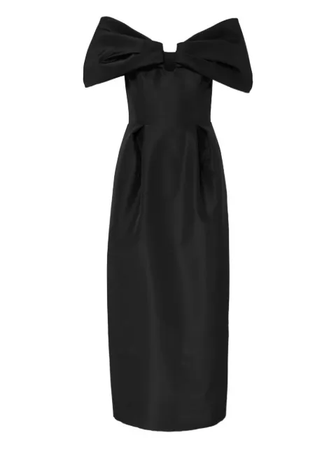 Carolina Herrera bow-detail midi dress