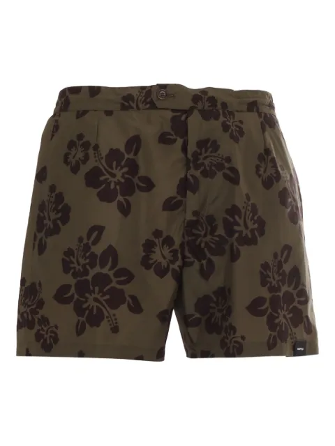 ASPESI Caprese II hibiscus-print swim shorts