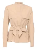 Weekend Max Mara bow-detailed pocket jacket - Neutrals