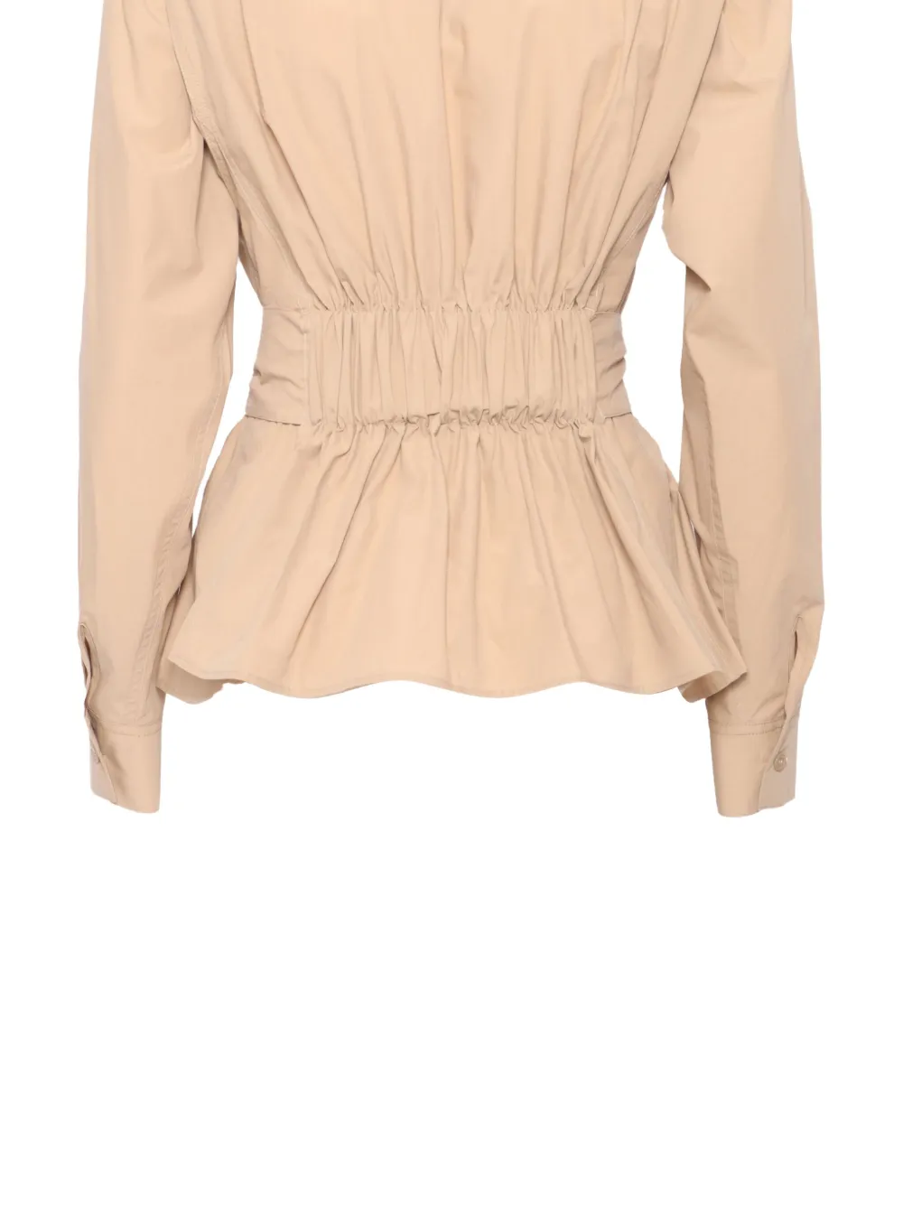Weekend Max Mara Jack met strikdetail en zak Beige