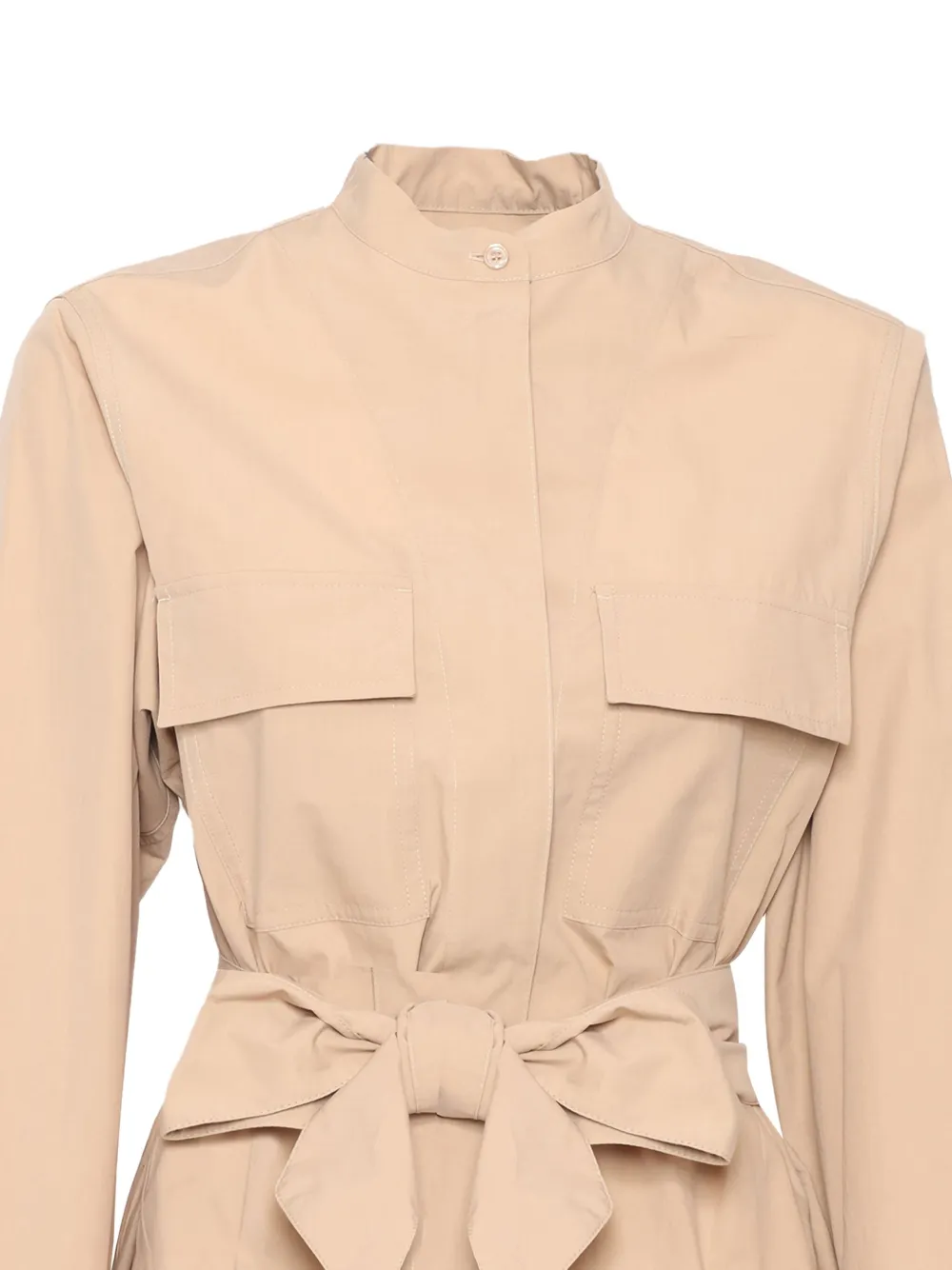 Weekend Max Mara Jack met strikdetail en zak Beige