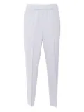 Peserico elastic-waist straight trousers - Blue
