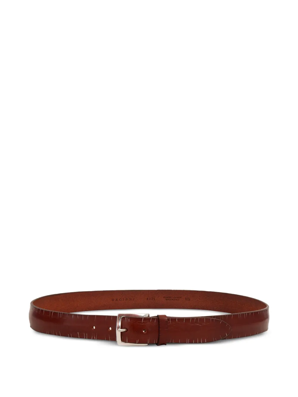 Orciani Leren riem Bruin