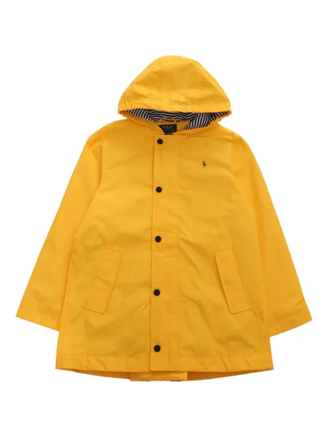 POLO RALPH LAUREN KIDS Polo Pony hooded raincoat