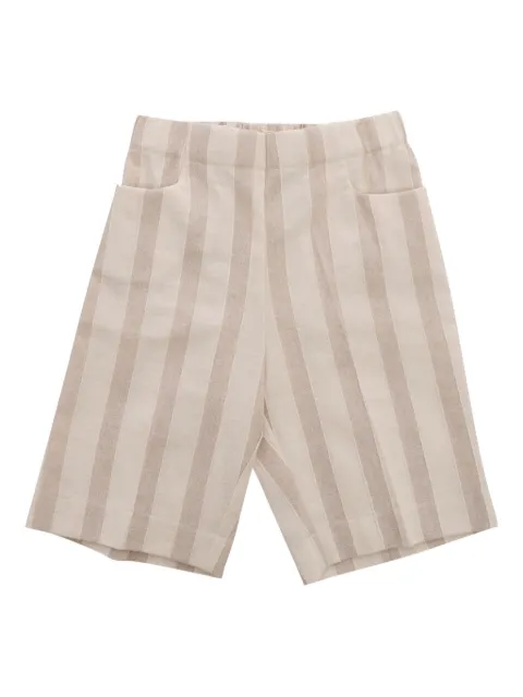 La Stupenderia striped pocket shorts
