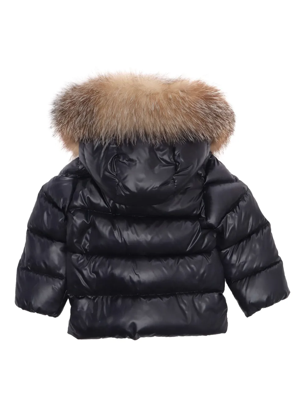 Moncler Enfant K2 hooded down jacket Blauw