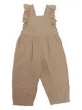 Il Gufo ruffled linen jumpsuit - Neutrals