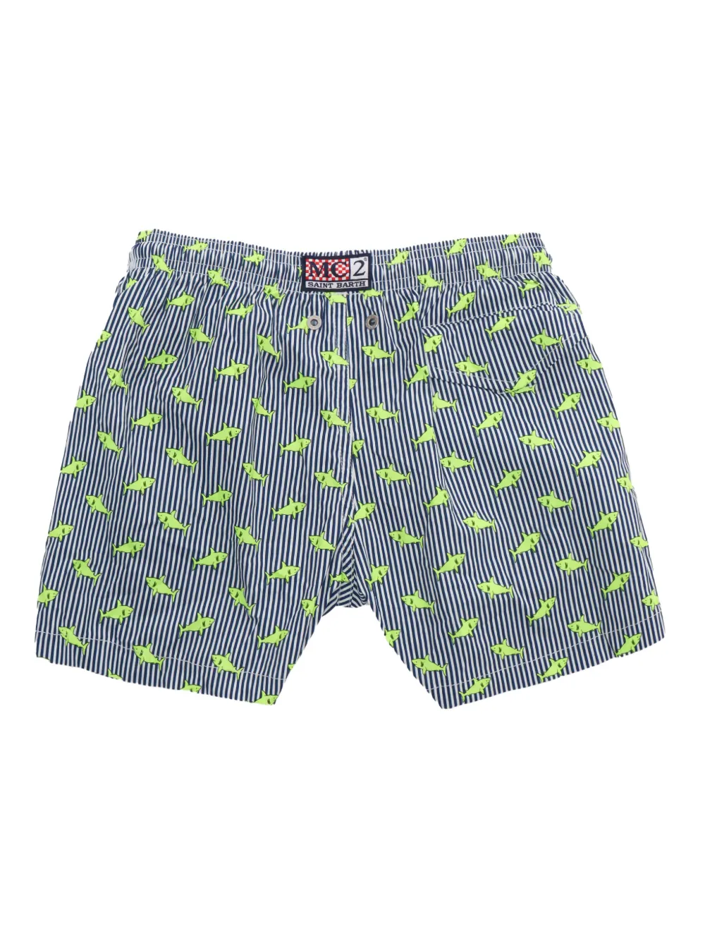 MC2 Saint Barth Kids shark-striped swim shorts | Swim Shorts & Trunks | Image 2
