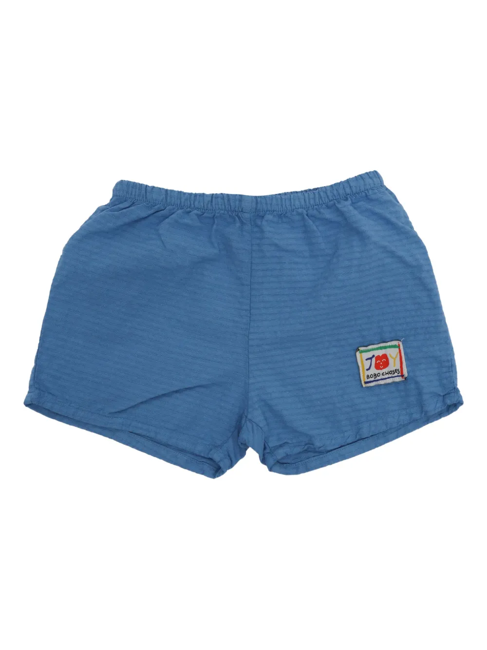 Bobo Choses Gestreepte geweven shorts Blauw