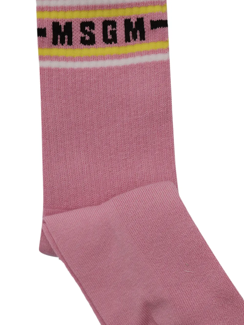 MSGM Kids logo-stripe socks | Girls Clothing | Image 2