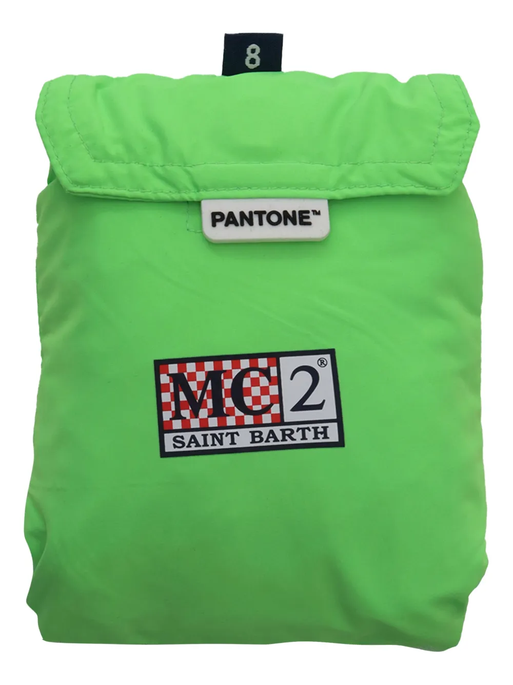 Mc2 Saint Barth X Pantone Drawstring Swim Shorts In Green