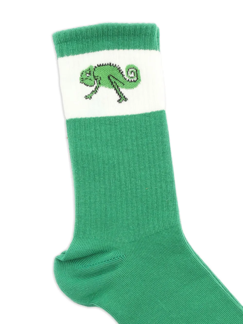 Mini Rodini Sokken met hagedissenprint Groen