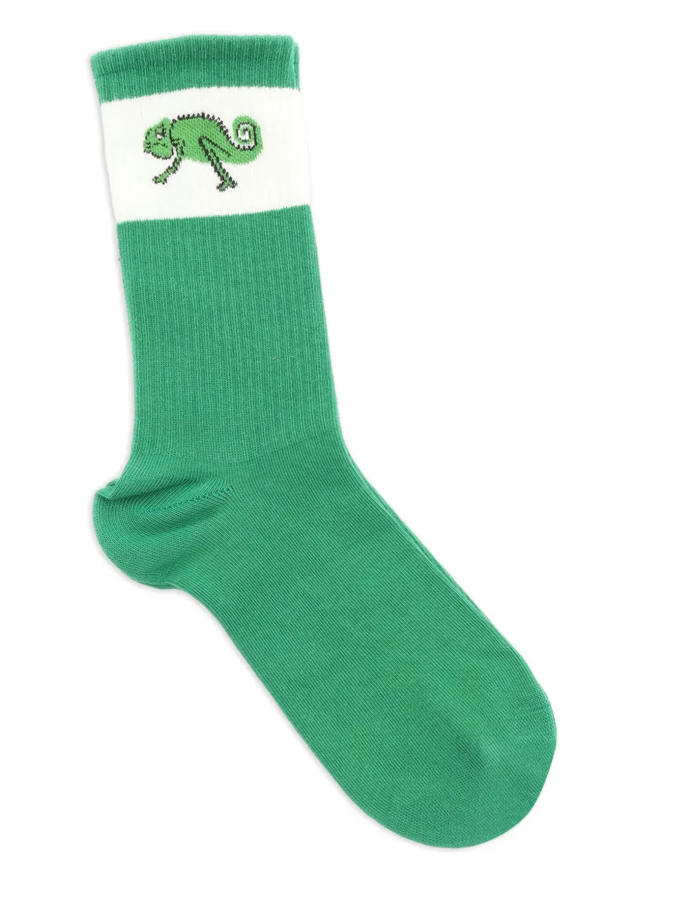 Mini Rodini Sokken met hagedissenprint Groen