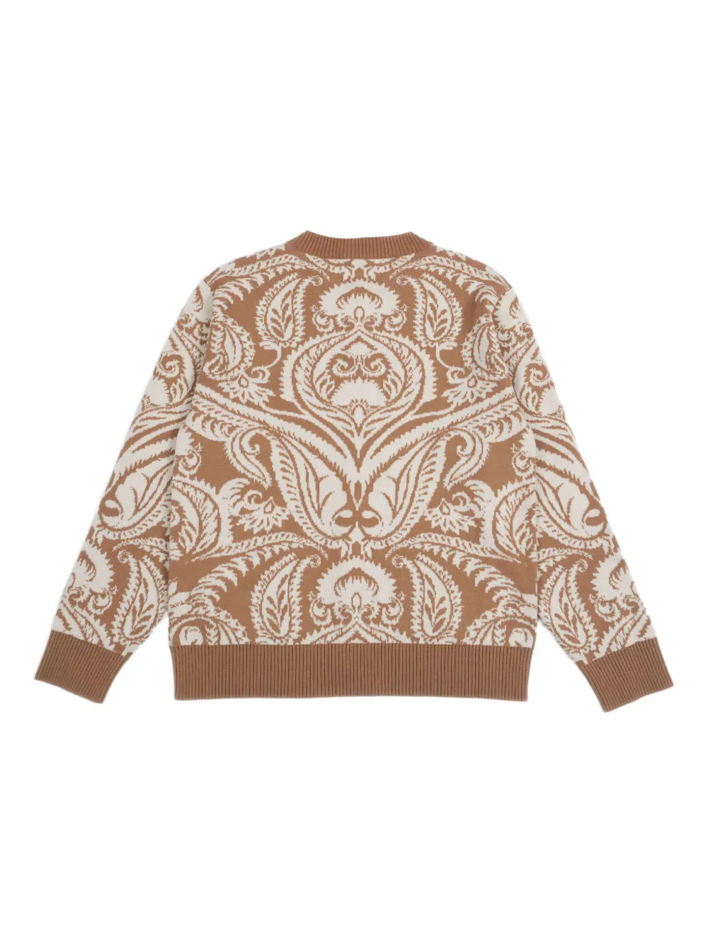 ETRO Vest met paisley-print en knopen Beige