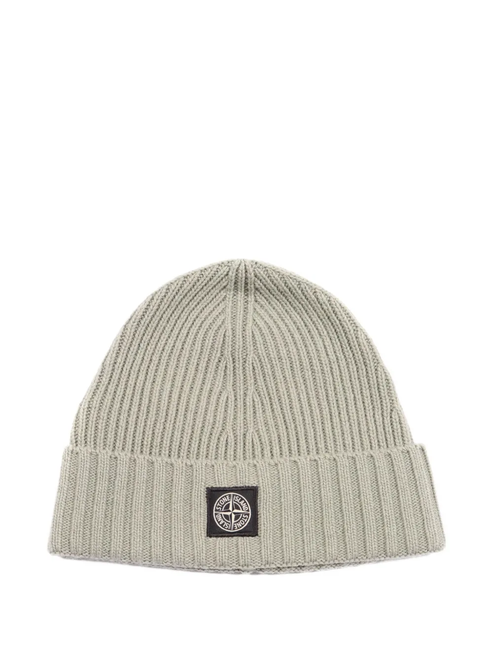 Stone Island Junior ribbed beanie | Grey | Image 1