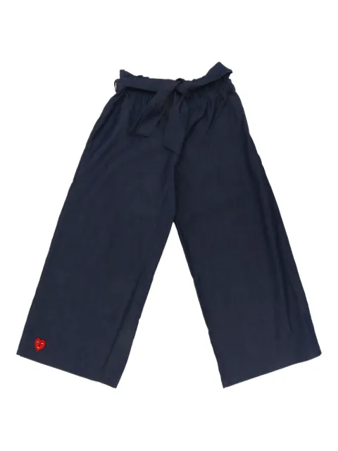 Vivetta bow-fastening heart-patch trousers