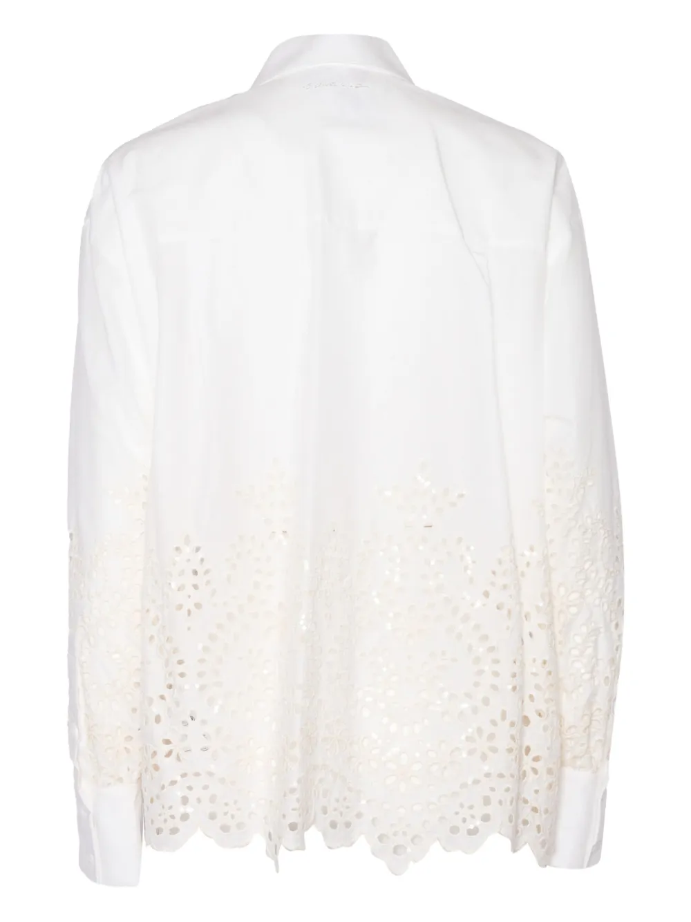 Ermanno Scervino Blouse met borduurwerk Wit