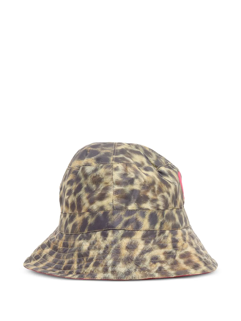 Bellerose Kids レオパード バケットハット - ブラウン Bellerose Kids レオパード バケットハット - ブラウン