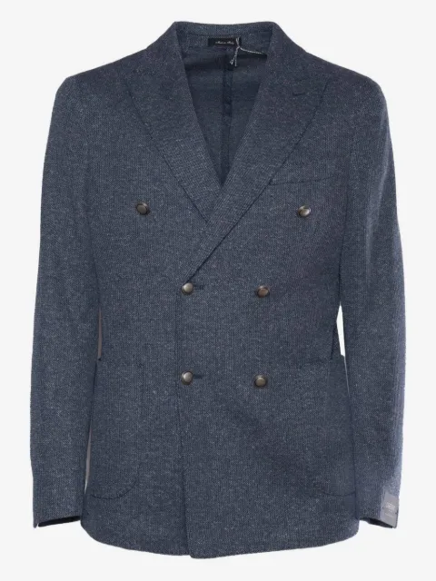 Brera double-breasted textured blazer