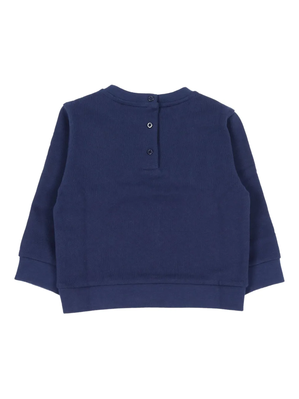 Fendi Kids Sweater met geborduurd logo Blauw