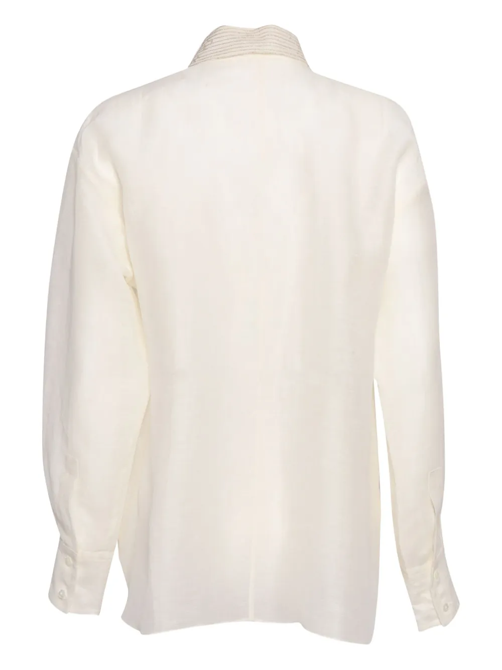 Antonelli Blouse verfraaid met pailletten - Wit