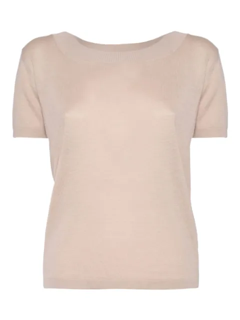 Filippo De Laurentiis short-sleeve round-neck top