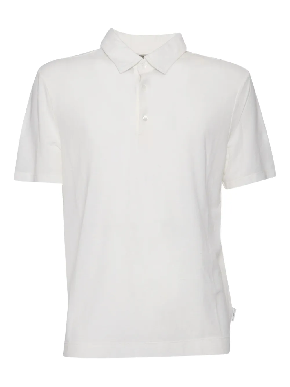 short-sleeve cotton polo shirt