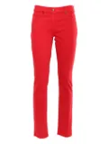 Elisabetta Franchi clasped straight-leg jeans - Red