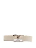Orciani elasticated-band chain-buckle belt - White