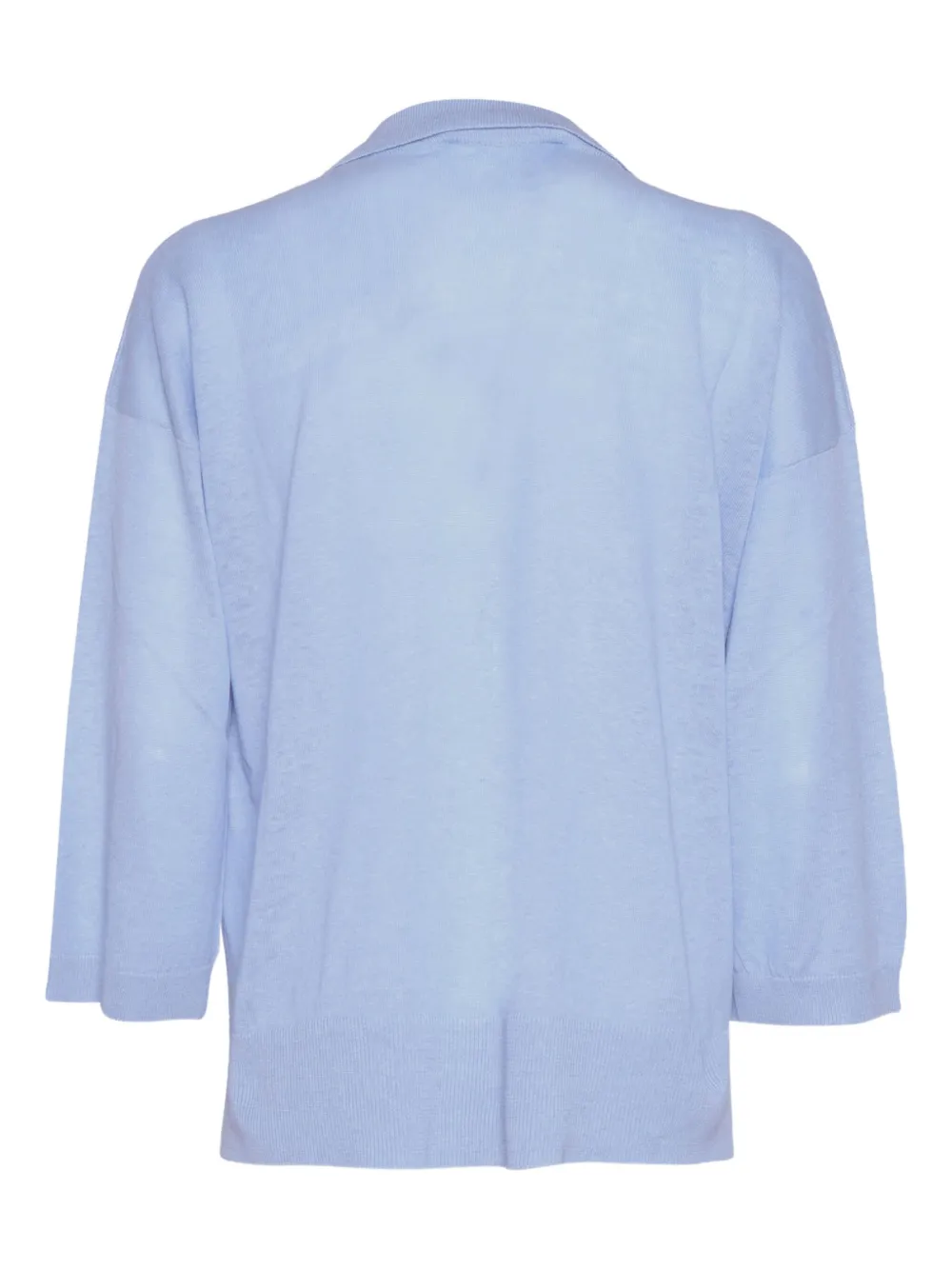 Filippo De Laurentiis Top met cropped mouwen - Blauw
