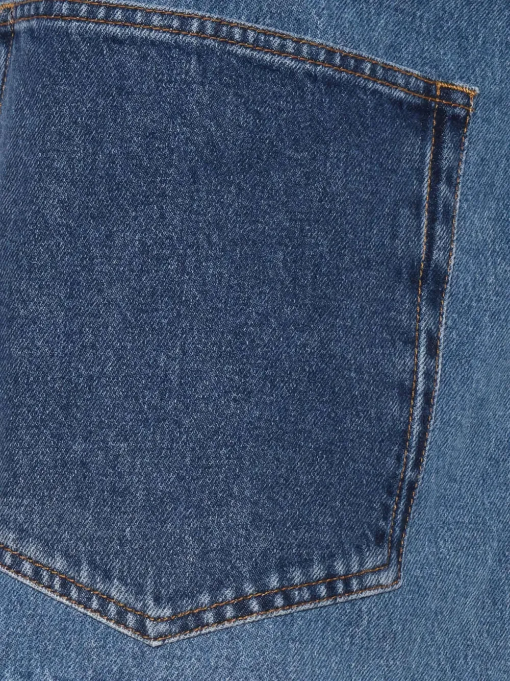 Philosophy Di Lorenzo Serafini Denim midi-rok met patchvlakken Blauw