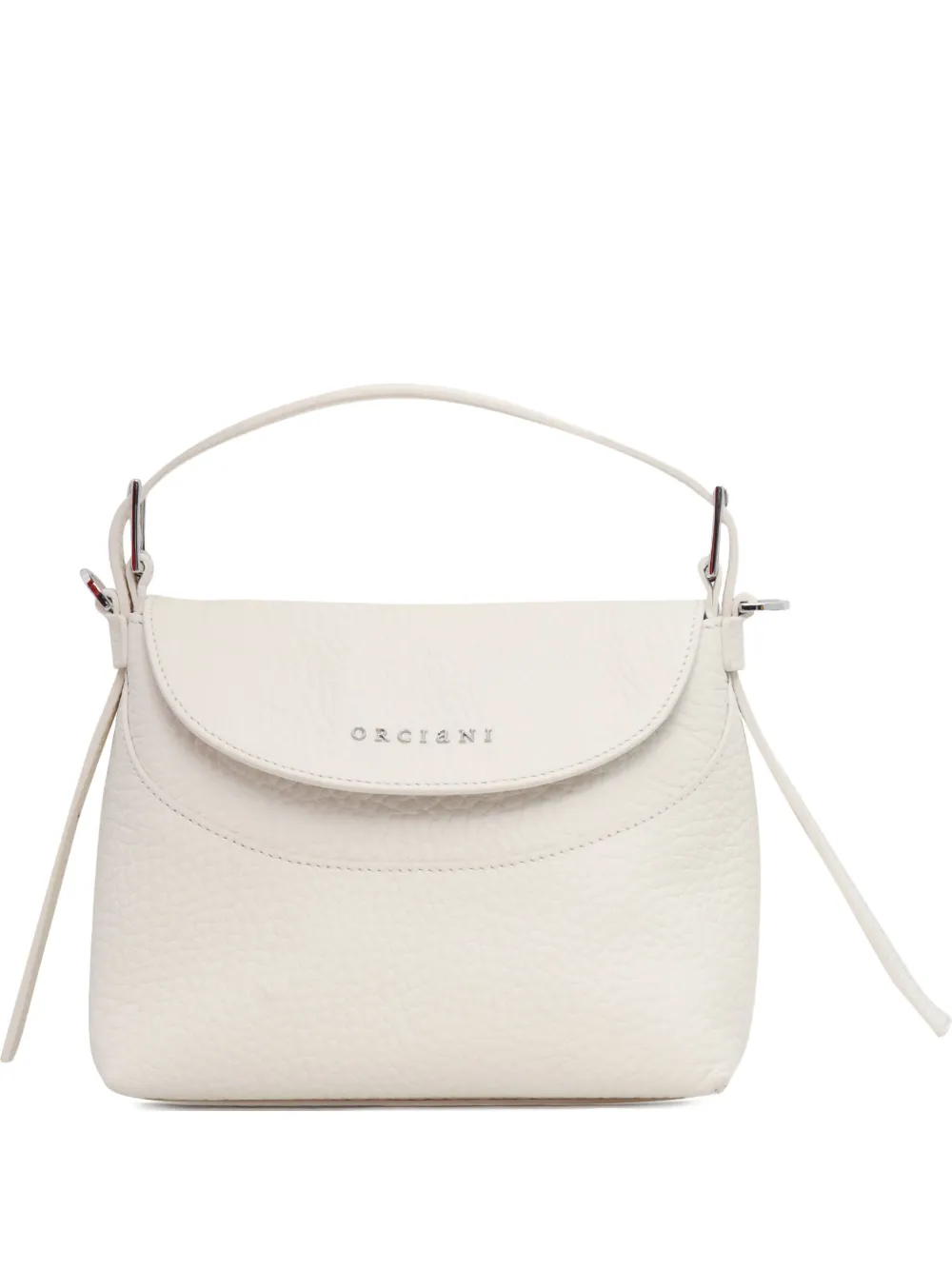 Orciani Nana kleine leren shopper Wit