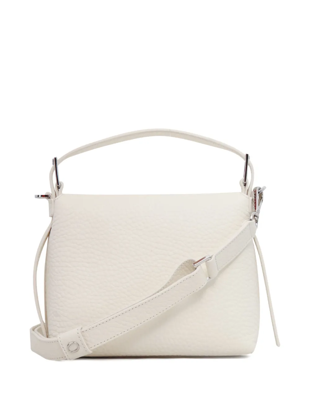 Orciani Nana kleine leren shopper Wit