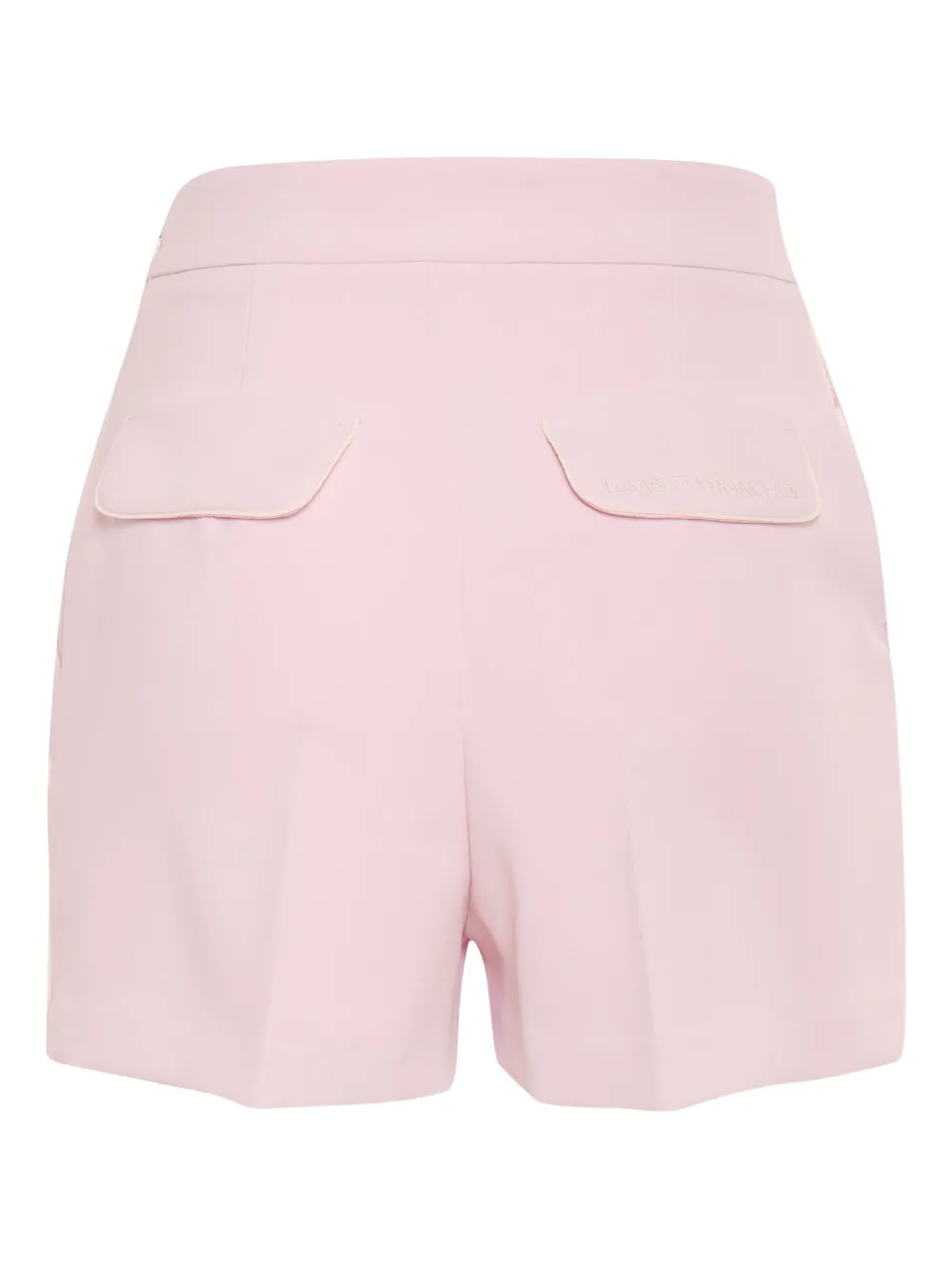 Elisabetta Franchi Stretch shorts met zijstreep - Roze