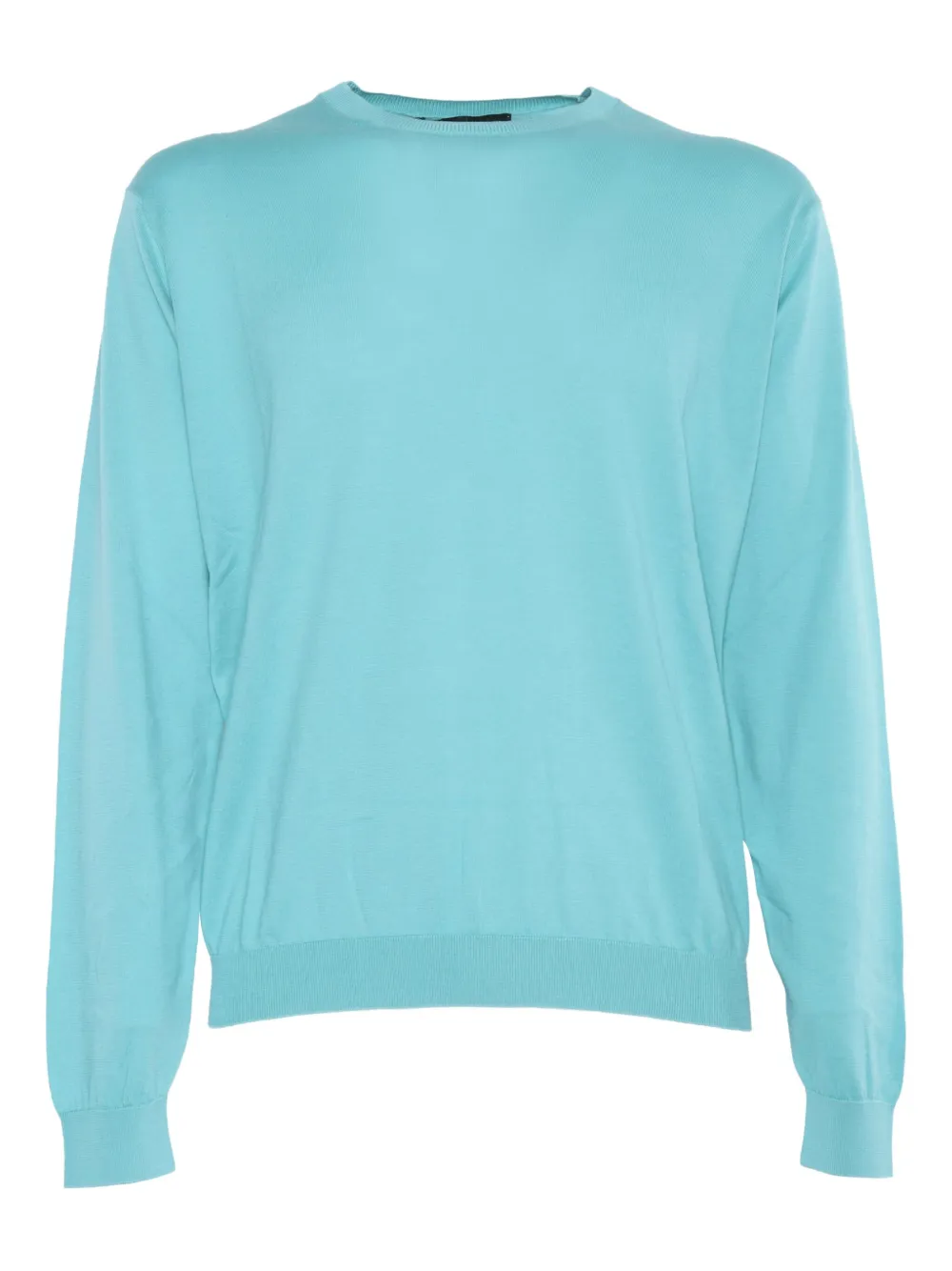 Filippo De Laurentiis Cotton Crew-neck Sweater In Blue