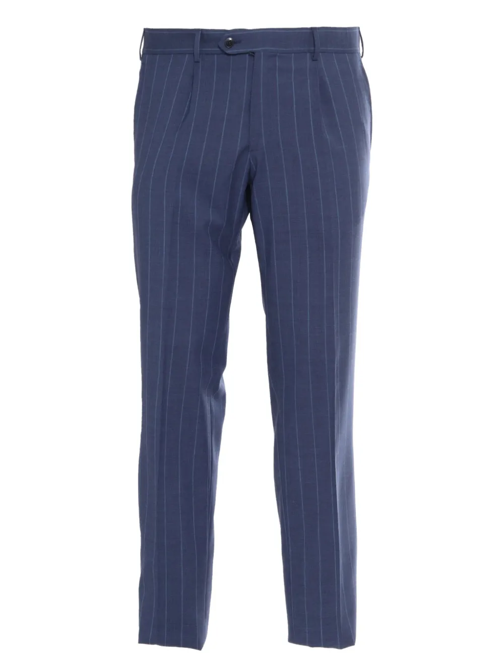 LUIGI BIANCHI MANTOVA pinstripe wool trousers | Blue | Image 1