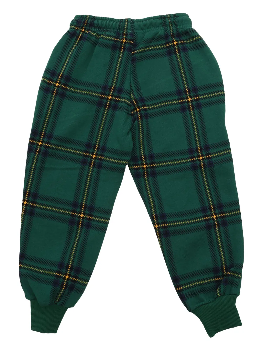 Mini Rodini Geruite trainingsbroek Green