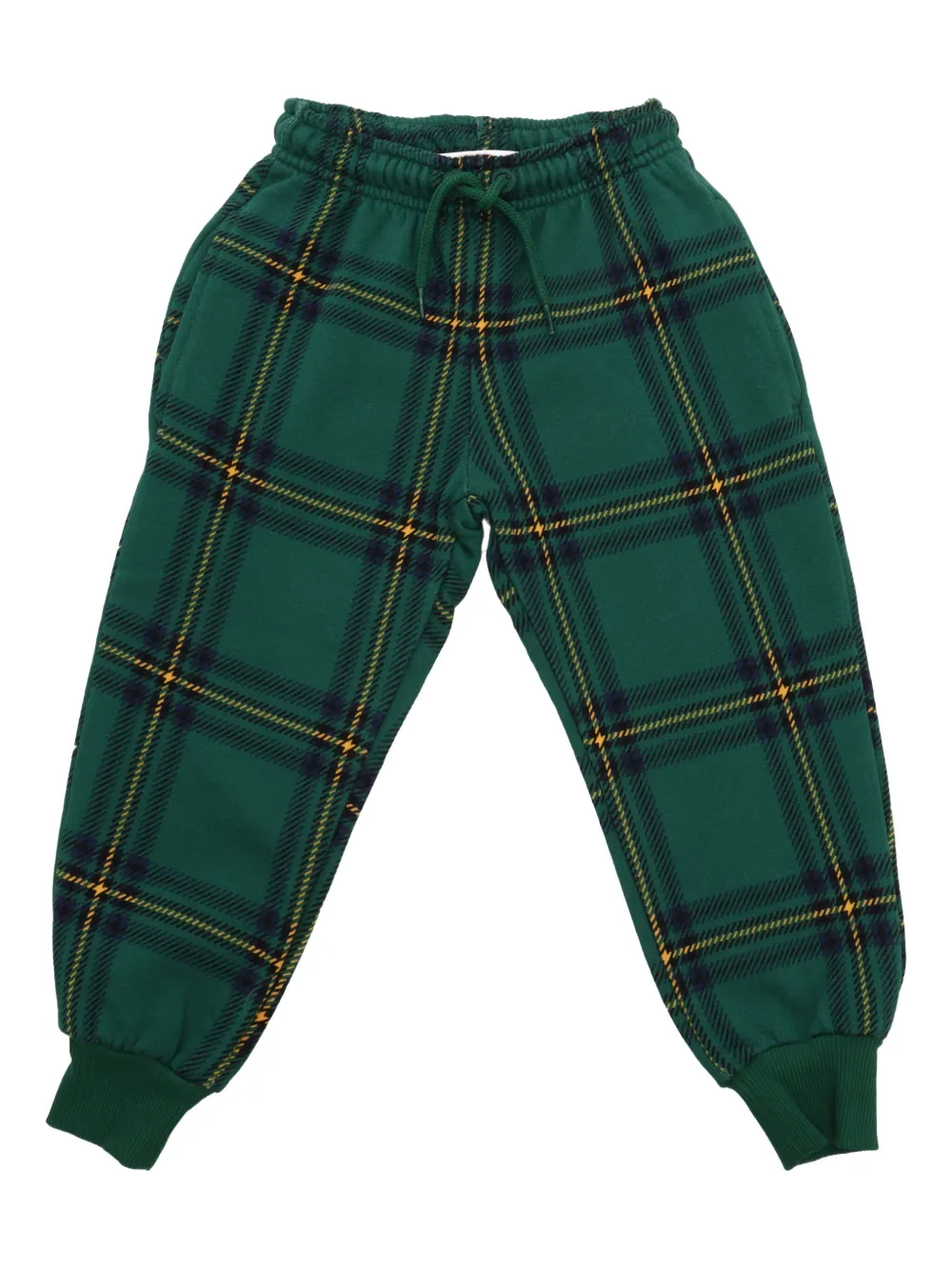 Mini Rodini Geruite trainingsbroek Green