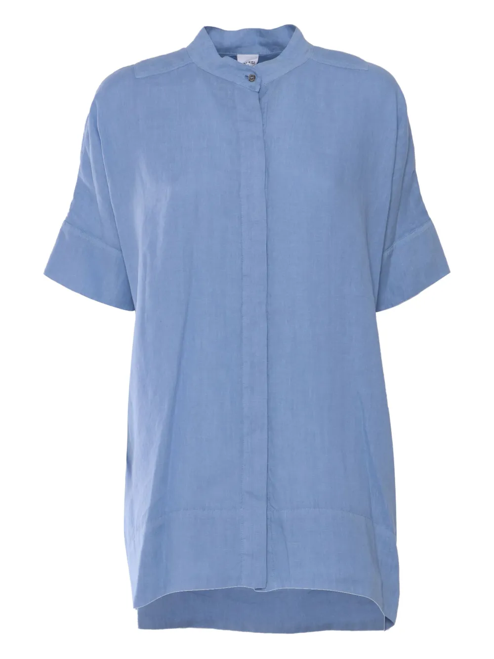 short-sleeve linen shirt